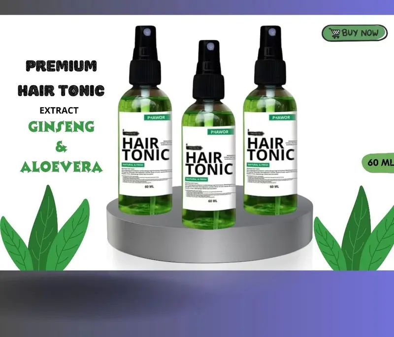 ZV HAIRTONIC VITAMIN RAMBUT PENUMBUH RAMBUT DAN PELURUS RAMBUT PRIA DAN WANITA BY PHAWOR Haircare Perawatan 0