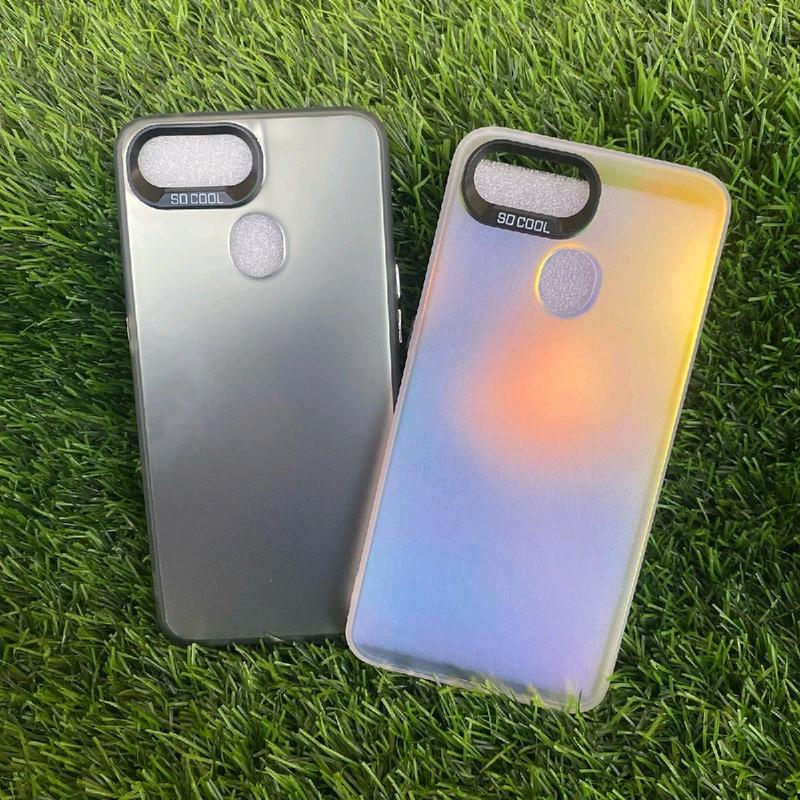 SOFTCASE OP A5S / A7 / A12 / A11K / F9 / F9 PRO / REAL U1 / A7X / AX7 TERBARU CASE IMD SOCOOL HYBRID HOLOGRAM  HARDCASE POLOS WARNA HITAM DAN GLOSSY PELINDUNG HANDPHONE PONSEL CASING 4