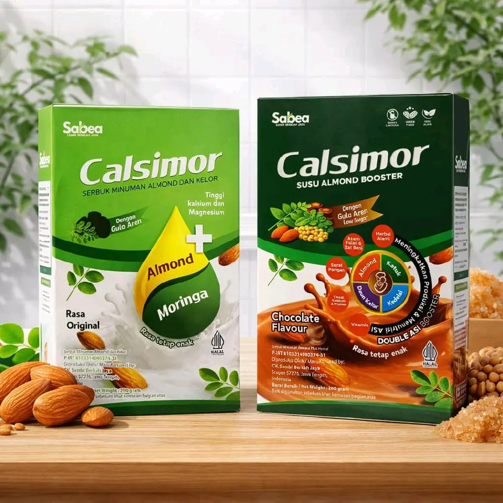 Susu Bubuk Almond susu crimer CALSIMOR 200GR untuk ibu hamil dan menyusui