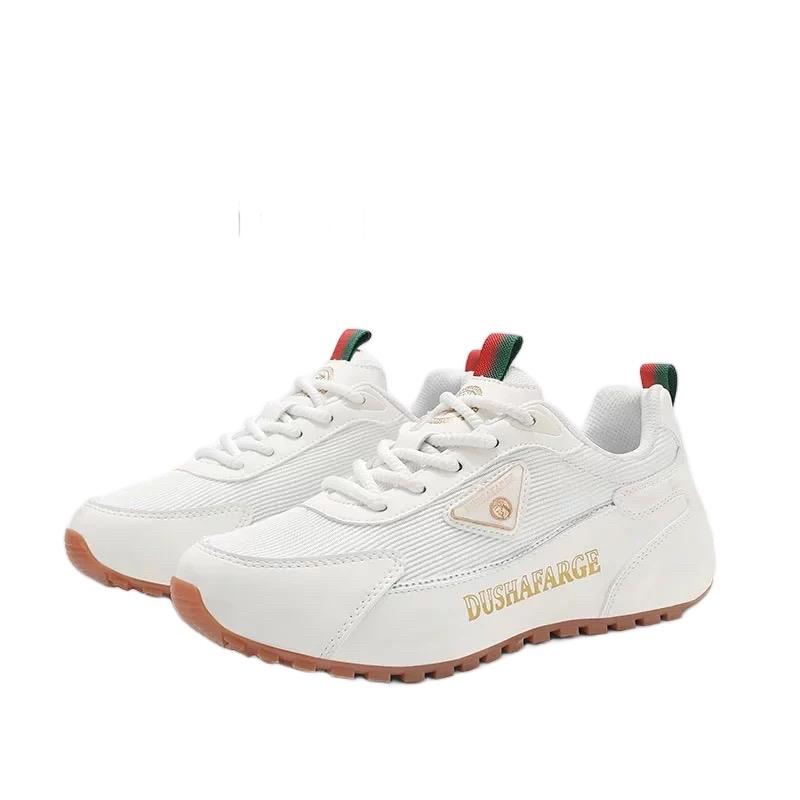 G1- Giày thể thao nam nữ mầu trắng chất liệu vải lưới thoáng khí êm chân. Đế kếp thanh lịch sang trọng.