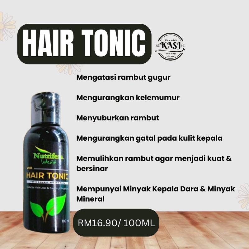 TONIK MINYAK RAMBUT HILANGKAN BAU KEPAM SUBURKAN AKAR RAMBUT - TikTok ...