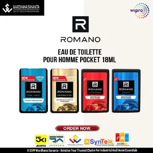 Romano Eau De Cologne Pocket Parfum Pria  Anytime 18ml