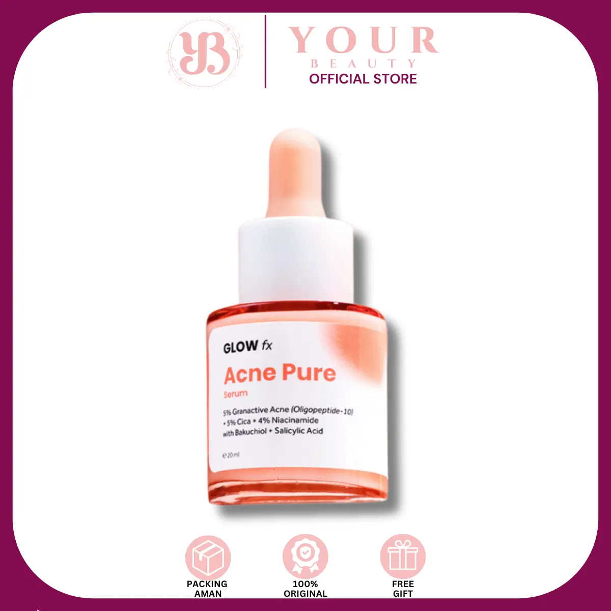 GLOW FX - Acne Pure Serum / Serum Untuk Jerawat