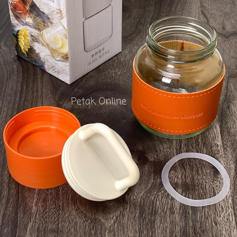 Botol/ Toples Tenteng Chubby Cup 300 ML Plus Box 2