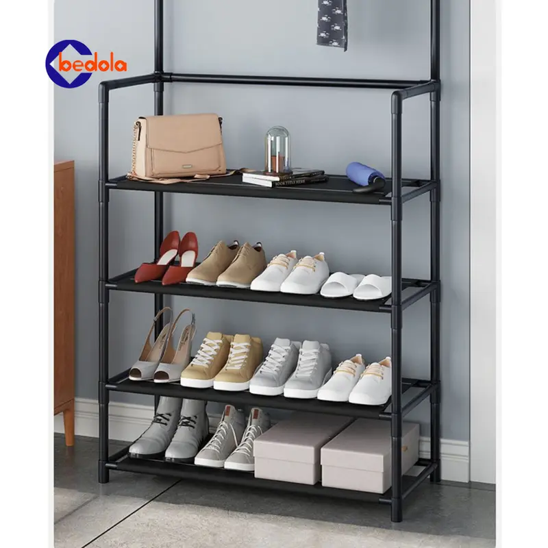 Bedola stand hanger rak sepatu rak hanger rak gantungan baju hanger topi tas 4