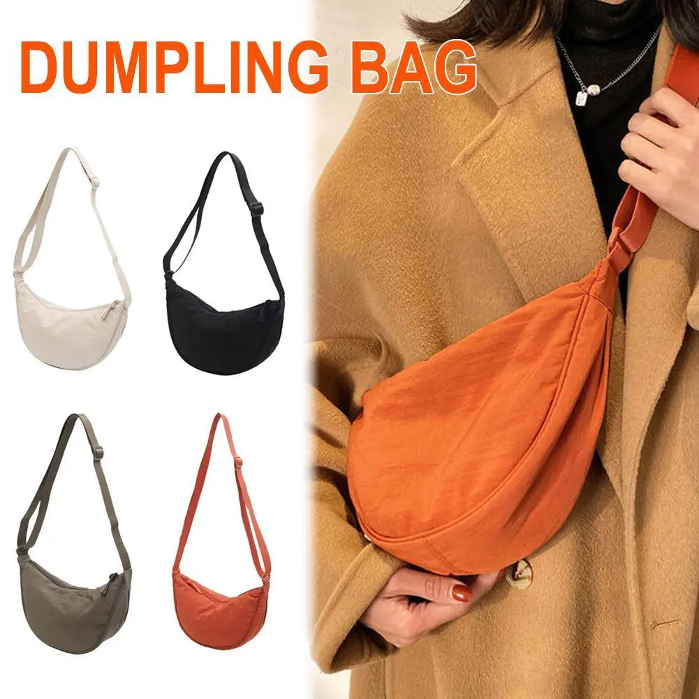 Nylon Dumpling Bag Waterproof Lightweight Shoulder Underarm Bag Bag A8C8