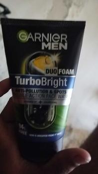 Product Review of Garnier Men Turbo Bright Super Duo Foam 100ml / 50ml Skin Care Sabun Cuci Muka Pria Mengangkat Kotoran dan Mencerahkan from h**i 0
