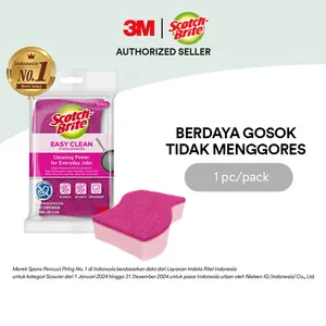 3M Scotch-Brite Easy Clean Scrub Sponges, Sabut Spons
