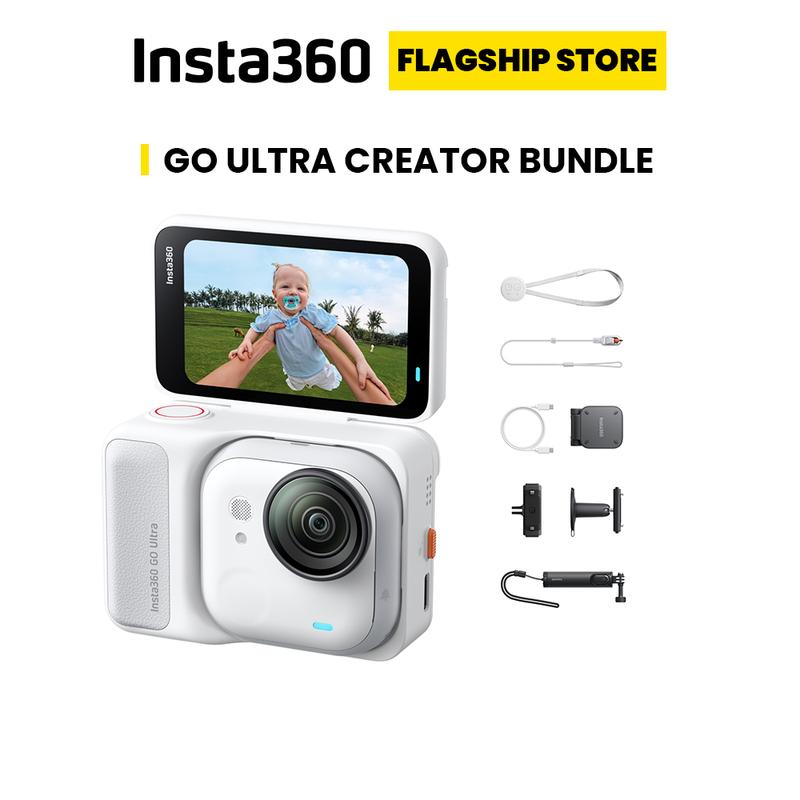 Camera Insta360 GO Ultra Creator Bundle - Camera Mini 4K Quay Vlog POV