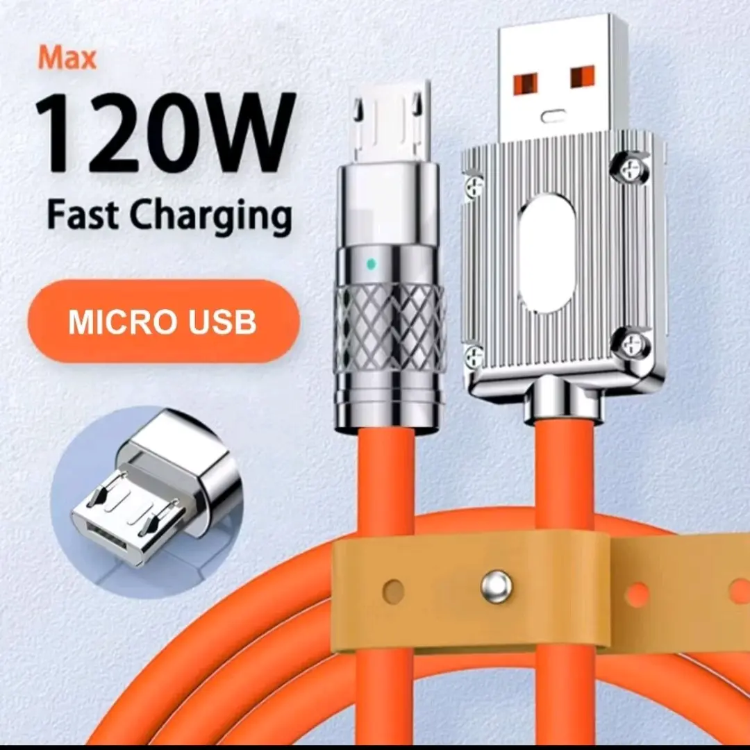 Kabel data Fast Charging 6A/ 120W USB Micro Original 100% High Quality