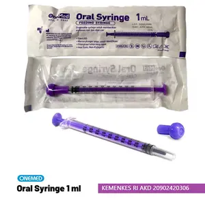 Onemed Oral Syringe 1 ml Feeding Syringe Oral Spuit - PCS