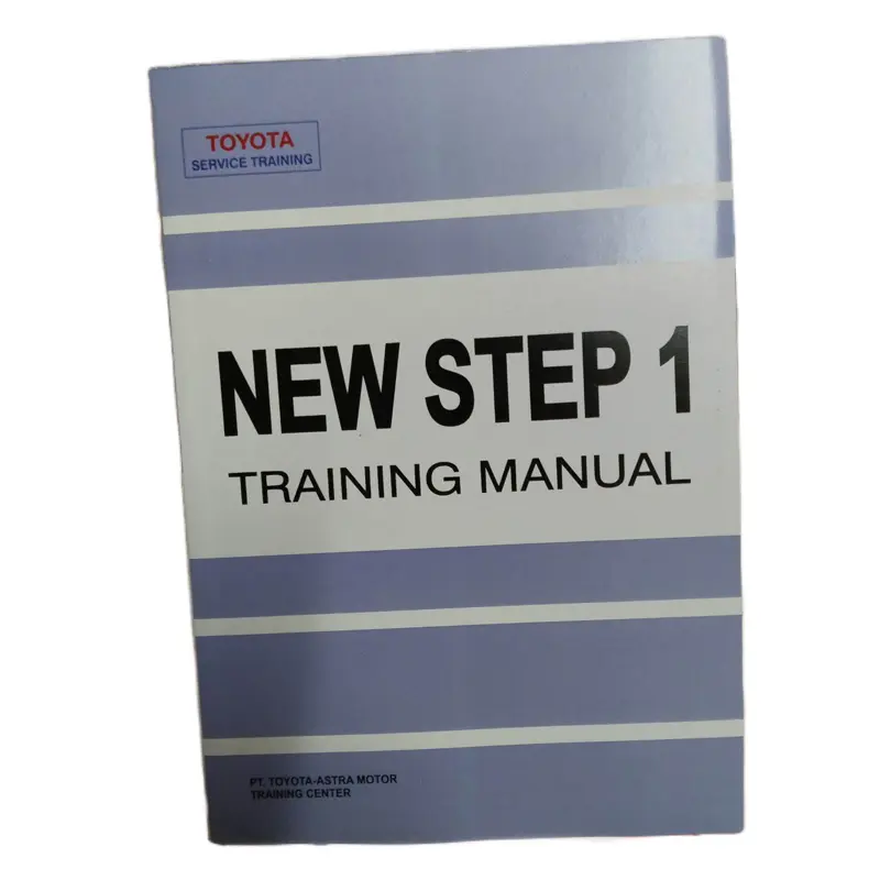 New step 1 training manual toyota