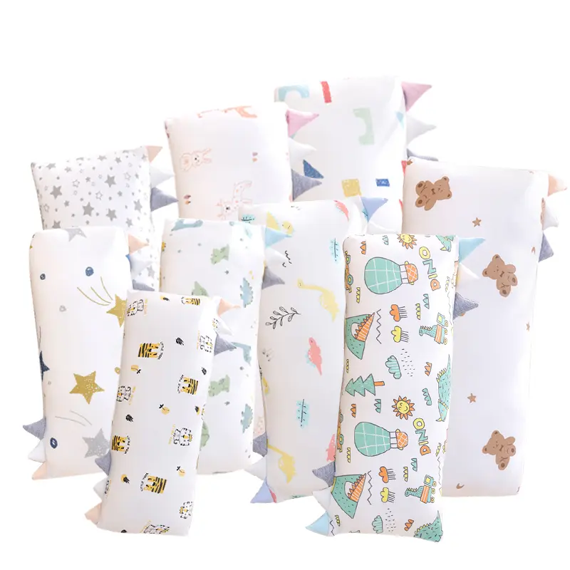 Children's pillow baby pillow child pillow bamboo fiber low pillow core sleeping kindergarten nap