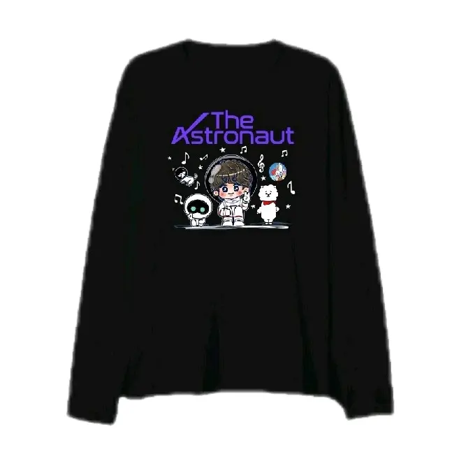 Kaos lengan panjang Jin The Astronaut RJ Bahan Combed 30S 2