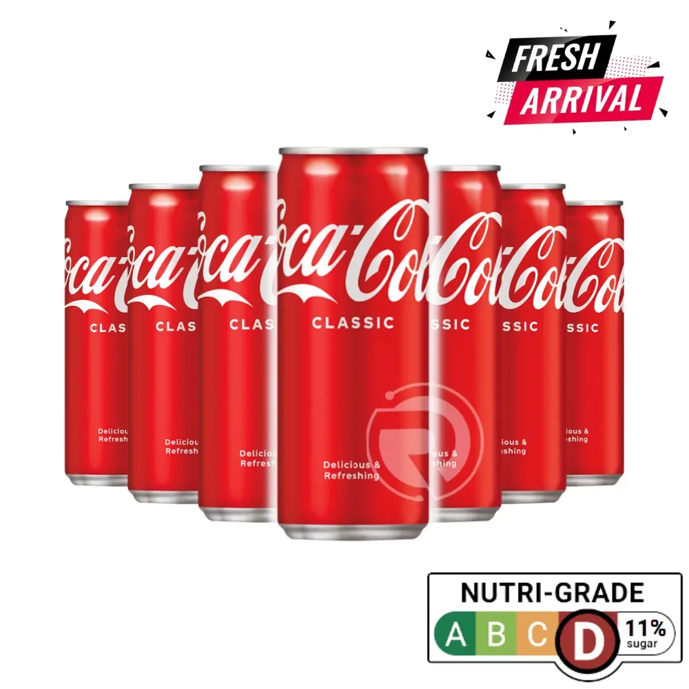 Coca-Cola Classic Coke (320ml x 24 Cans)