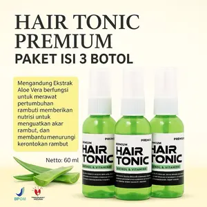 PAKET ISI 3PCS HAIR TONIC Vitamin Rambut Penumbuh Rambut