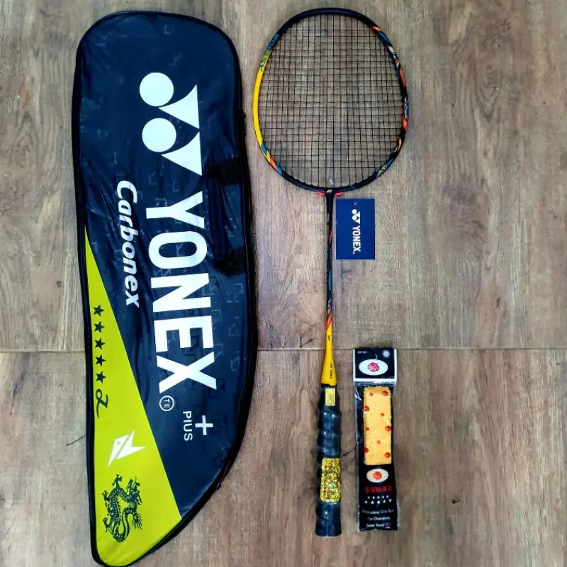 RAKET BADMINTON CARBONEX IMPORT  SNAR SUDAH TERPASANG FREE TAS DAN GRIP 7