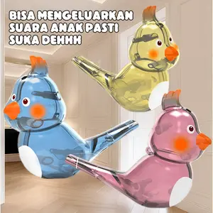 【COD】【Ready stock】MA02 Meningkatkan kapasitas paru-paru dapat membantu keterlambatan perkembangan bahasa, membuat anak berbicara lebih lancar, dengan mainan burung air peluit yang berbeda