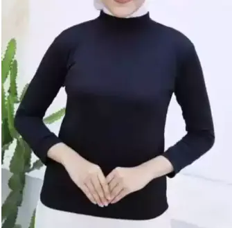 Set Outer Tunik Brukat Kondangan 4in1 Tunic Brukat+Rok tutu+Manset+Hijab Setelan Wanita Korean Look 6