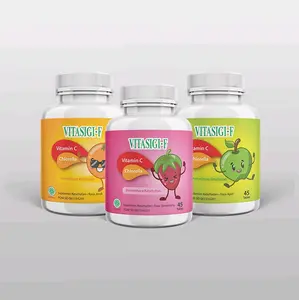 CNI Vitasigi-F Rasa Jeruk, Apel dan Strawberry dengan kombinasi Vitamin C dan Chlorella