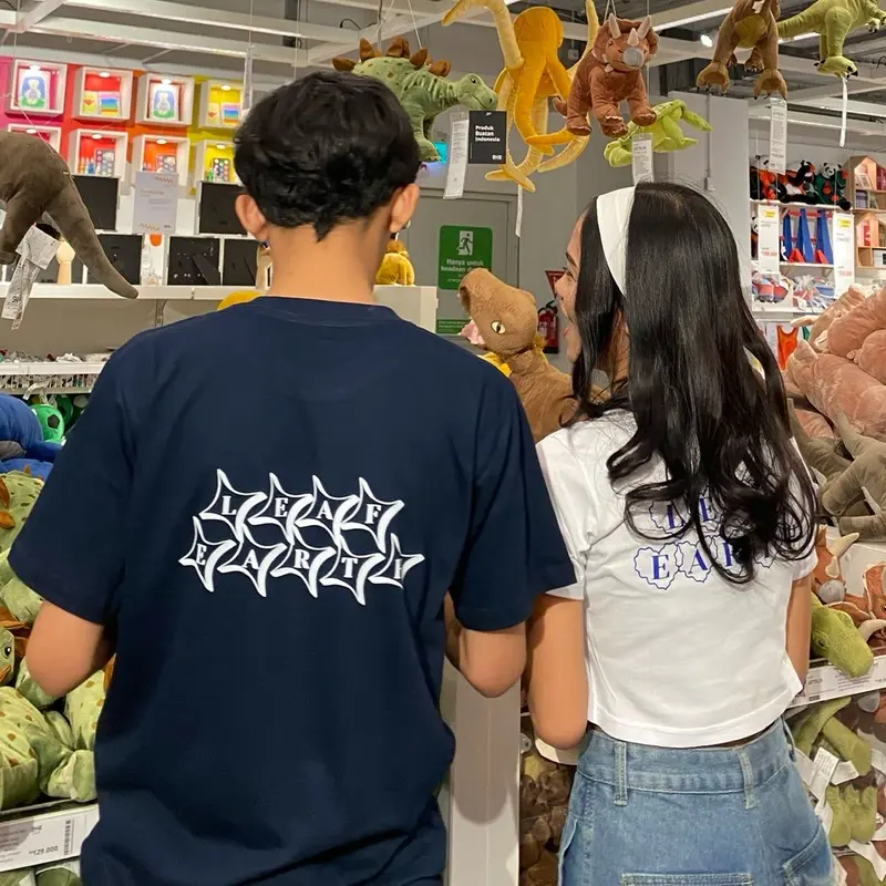 T-SHIRT COUPLE BUTTERFLY NAVY 4