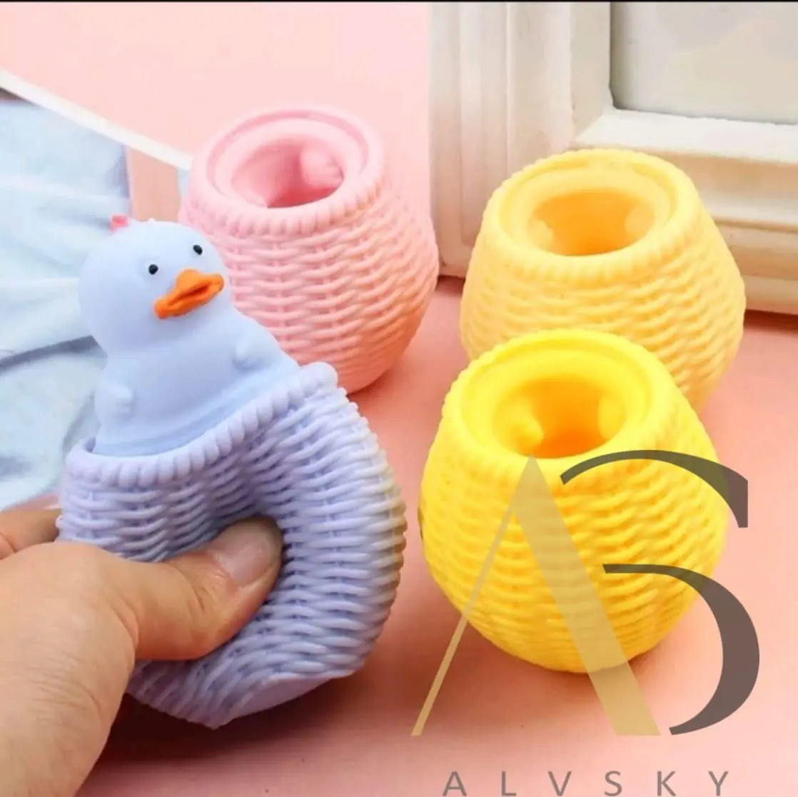 MAINAN POP IT SQUISHY KARET SILIKON / MAINAN BEBEK TUPAI UNICORN LUCU