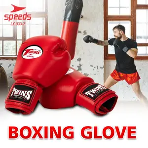 Speeds Boxing Gloves Sarung Tinju Glove Boxing Sports Punch Training 1 Pasang 10-12 oz 033-7
