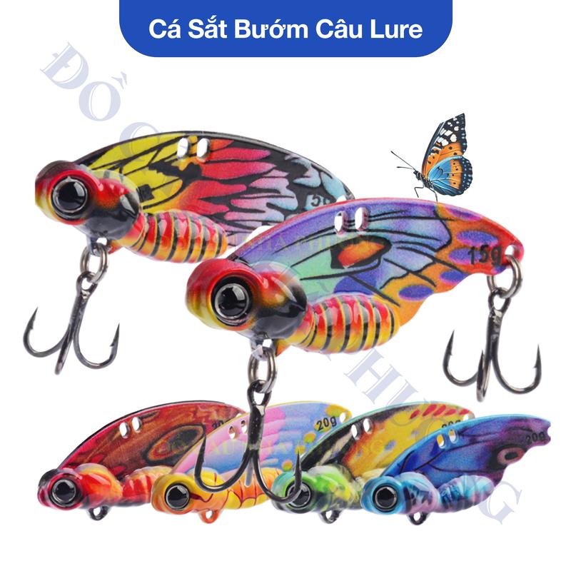 Cá Sắt Bướm Câu Lure Nhạy Cá - Trọng Lượng 10g 15g Mua 4 Tặng 1 Kèm Phụ Kiện - Fishing Mồi Câu Lure Câu Máy Mồi Lure Mồi Sắt