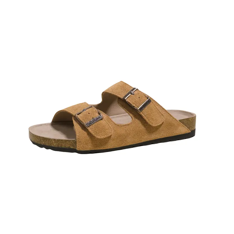 3CM and Gao Boken Shoes Slippers for Women 2025 New Summer Outerwear Boken Shoes Stepping on Shit Feeling Strap Roman Sandals for Women 1