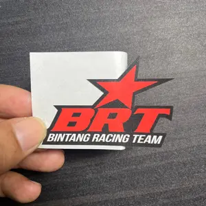Stiker BRT Bintang Racing Team Cutting motor anti air Vynil