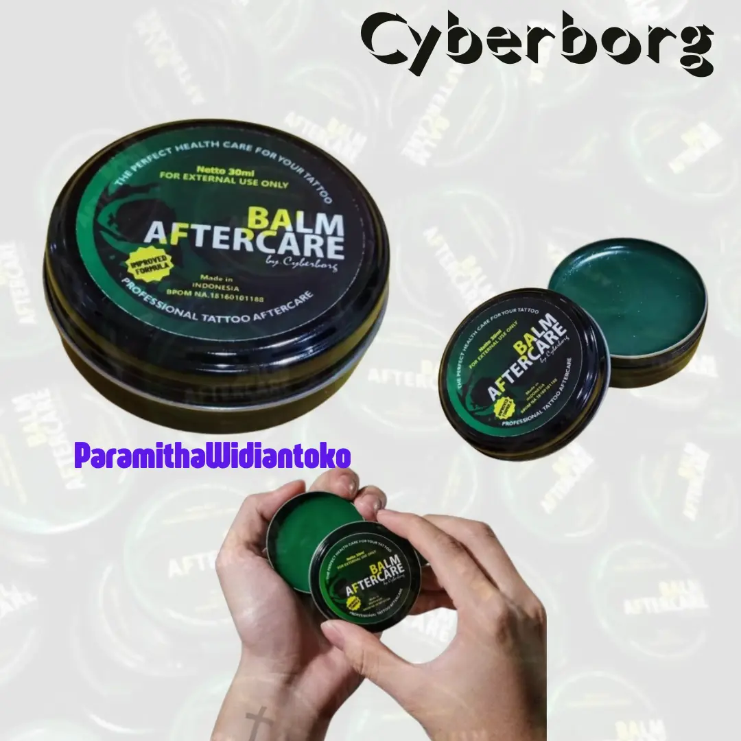 Cyberborg Tattoo Aftercare Balm / Salep Tato 8ml (BPOM) / Salep Tato 30ml (BPOM)