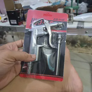 JLD Air Duster Kompresor Kepala Semprotan 80mm Nozzle Length 0.8Mpa Tekanan Maksimal Blow Gun untuk Membersihkan Peralatan & Perkakas air  chuck  alat  isi  angin air  chuck  alat  isi  angin