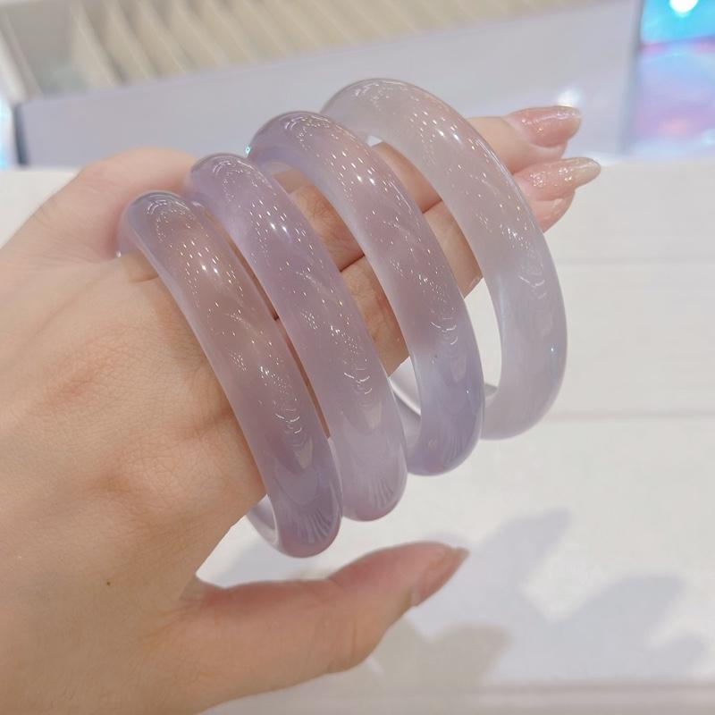 Hoàng Phát Màu Tím- Vòng Đeo Tay Chuỗi Đá Mắt Mèo Ánh Nguyệt Quang Nhiều Màu Sắc VMM - Màu Tím