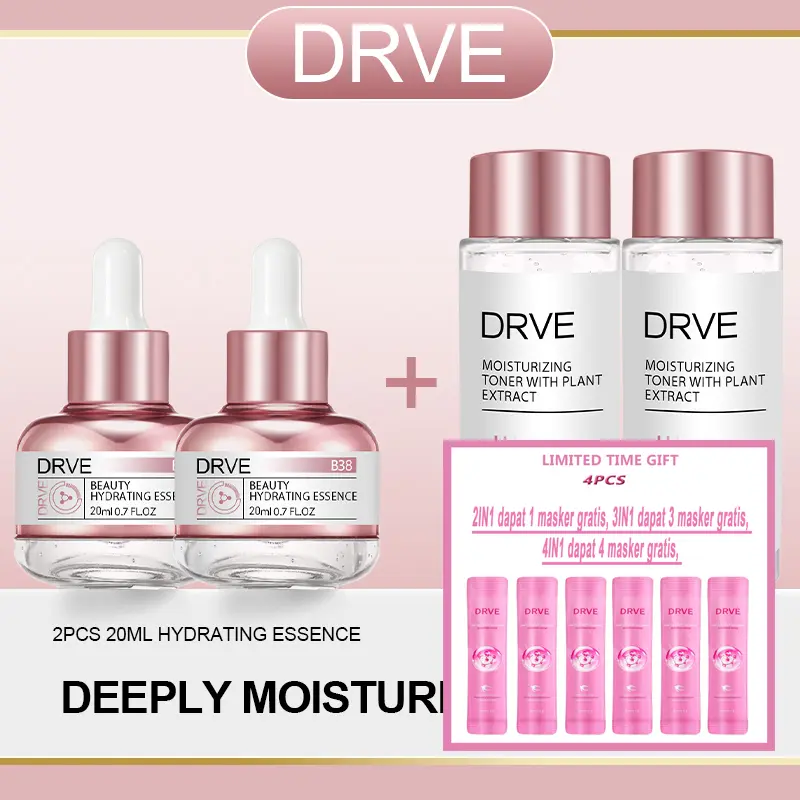 DRVE Set Refreshing Moisturizer, Long-Lasting Moisturizing Cleansing 0
