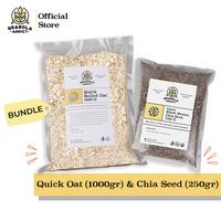Gambar Granola Addict - Paket Quick Rolled Oat 1KG + Chia Seed 250G dari Granola Addict Kota Tangerang 1 Tokopedia
