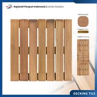 Gambar Decking Tile Kayu Asli Kalimantan 49x49 cm (LANTAI OUTDOOR) - 26 x 26 cm dari RAJAWALI PARQUET OFFICIAL_NEW Kab. Bandung 1 Tokopedia
