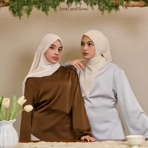 [JENN&ROSE] Pheony Blouse Butterfly | Top Premium | Longsleeve | Blouse Wanita | Atasan Hijab Friendly