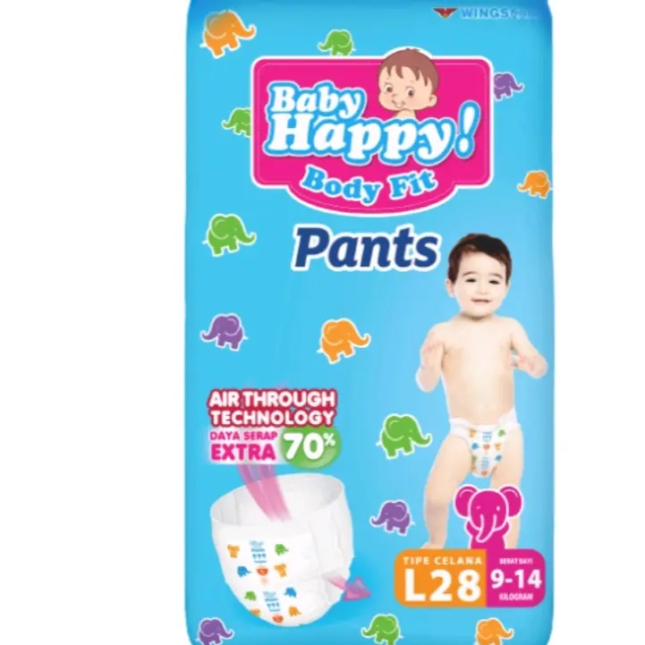 (Promo 12.12) Baby Happy S38+2 M32 L28 XL26 XXL24 Diaper Popok Bayi Kering 2