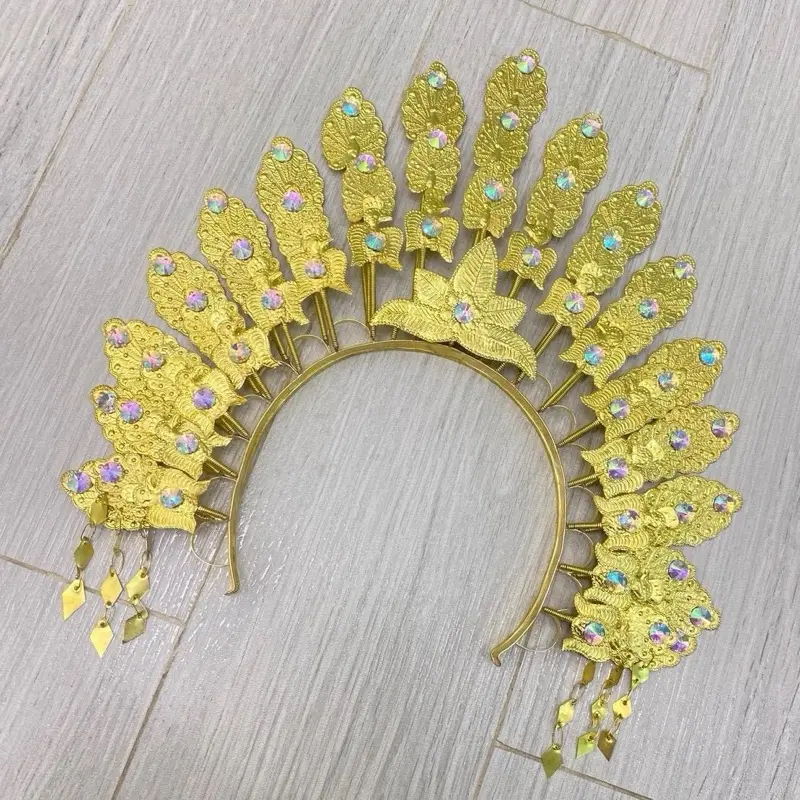 AKSESORIS ADAT BUGIS MAKASSAR BANDO MAPPETUADA PENARI MAHKOTA SUSUN 3 KALUNG GELANG ANTING ANTING DEWASA DAN ANAK PELENGKAP BAJU BODO ADAT SULAWESI SELATAN KERAJINAN TANGAN SENGKANG WAJO BONE Jewellery 6