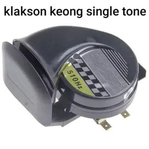 KLAKSON KEONG SINGLE MOTOR 12 VOLT WATERPROOF UNIVERSAL LANGSUNG PASANG Motorcycle