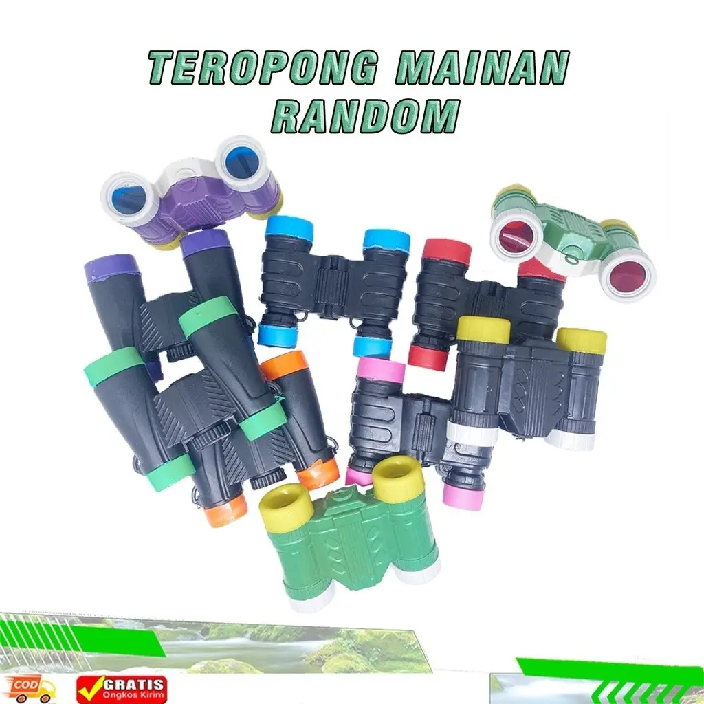 Mainan Edukasi Anak Teropong Zoom Binokular Murah - Toys