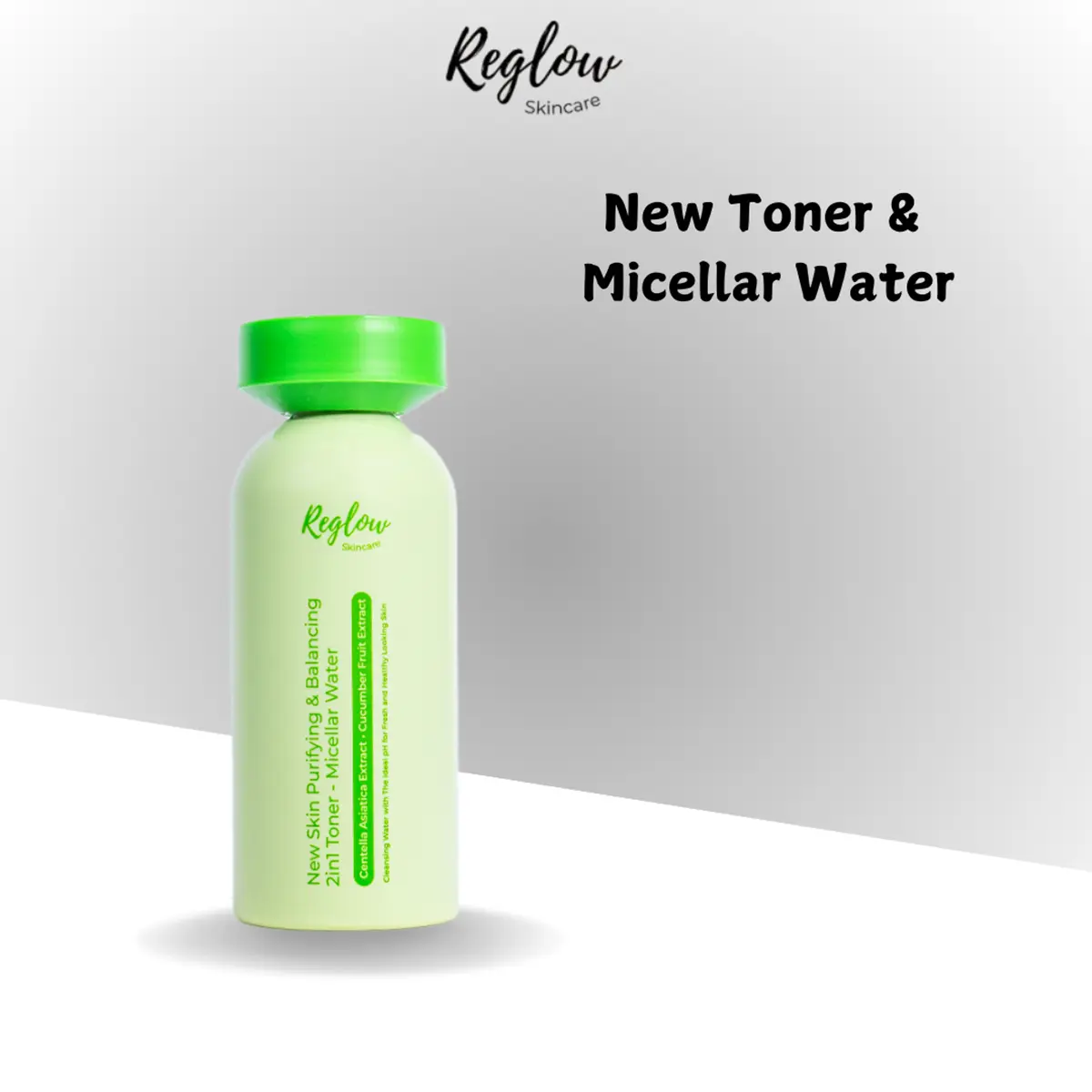 Reglow New Toner&Micellar Water Pembersih Wajah Perawatan Kulit Wajah Skincare