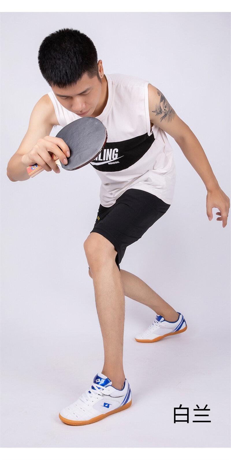 Product Introduction of Table Tennis Shoes for Men Breathable Mesh Badminton Shoes for Children Non-slip Couple Tennis Sport Shoes Unisex Volleyball Shoes Indoor Sneakers for Women Big Size 33-44 12