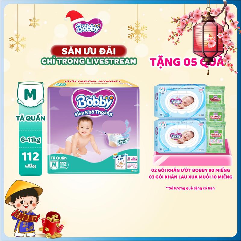 KOL COMBO 2-TẶNG BỘ THUYỀN CÂU CÁ Bobby Tã bỉm dán sơ sinh XS70 S80 bao bì ngẫu nhiên