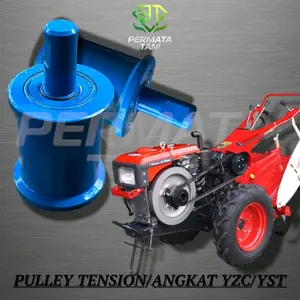 PULLY PULLEY TENSION ANGKAT TRAKTOR YANMAR YZC YST BAHAN BESI KUALITAS TERJAMIN AS KUAT TAHAN LAMA FINISHING CAT SPRAY TAHAN KOROSI Bearing Halus PNP Engine Motorcycle