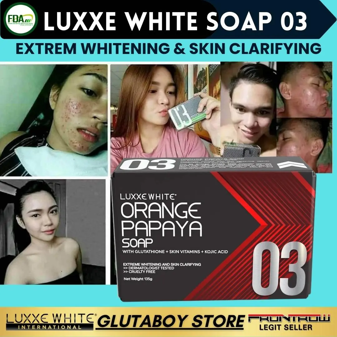 LUXXE WHITE SOAP 01 SKIN WHITENING GLUTATHIONE FRONTROW SOAP PAMPAPUTI PAMPAKINIS 01 BAR Body Wash & LUXXE WHITE SOAP 01 SKIN WHITENING GLUTATHIONE FRONTROW SOAP PAMPAPUTI PAMPAKINIS 01 BAR Body Wash &