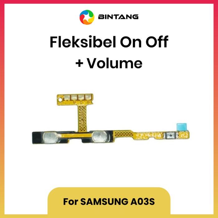 Gambar BINTANG FLEXIBLE / FLEKSIBEL ON OFF VOLUME For SAMSUNG A03S dari Bintang Official Store Kota Tangerang Tokopedia