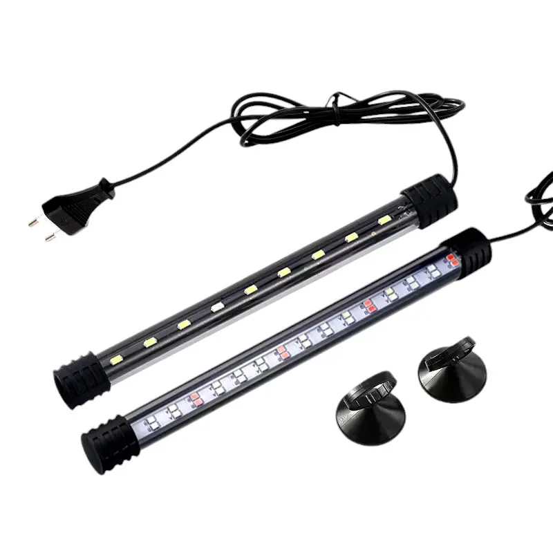 LAMPU LED AQUARIUM ALL MERK T4 untuk tank ukuran 20 25 30 35 40 45 50 60 cm varian biru putih pelangi rgb wrgb 3mode 3x ganti aquariumlampp 1