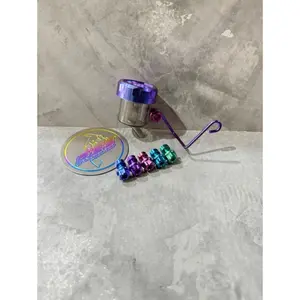 BAUT DAN MUR TITANIUM BREKET TABUNG MASTER REM ORIGINAL P TITANIUM
