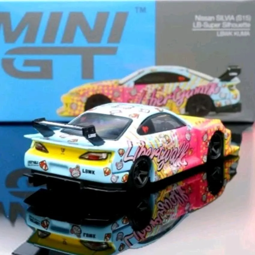 Mini GT LBWK Liberty Walk Super Silhouette Nissan Silvia S15 Auto